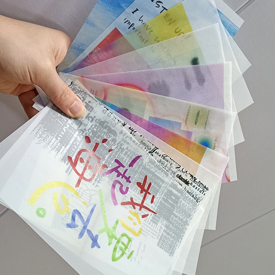 Custom Printed Card Natural Translucent Vellum Paper 105Gsm 90Gsm 75Gsm Colored Tracing Paper for Packaging