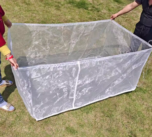 Filets de pêche aquacole de haute qualité en HDPE à mailles carrées de 0,1 mm, 0,5 mm, 1 mm, 3 mm pour la culture de tilapias, de poissons-chats, de jeunes poissons et de alevins - Product Image 5