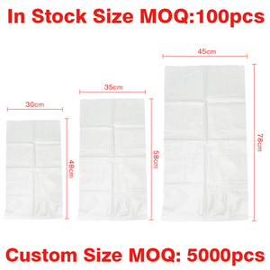 Biểu Tượng Tùy Chỉnh Trắng Polypropylene Dệt Túi 5Kg 10Kg 25Kg Thức Ăn Túi Bao Bì Ngô Ngô Gạo Thức Ăn Ngô Bao Lúa Mì Dệt Túi - Product Image 4