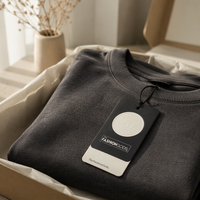 Étiquette de vêtement en papier NFC personnalisée pour vêtements, sacs, chaussures