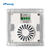 Nouveau produit – Interrupteur mural tactile en verre à 2 boutons avec écran, rétroéclairage bleu, temporisation de l'extinction pour lumières, ventilateurs et automatisation 220V BRT-109