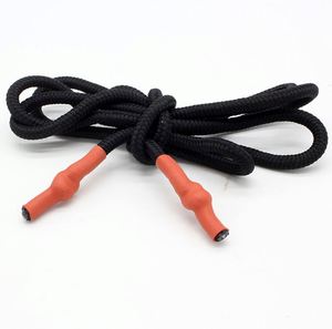 Eco-friendly Flat and Round Drawcord with Heat-<b>shrink</b> Tube Tips for Hoodies Cord - Product Image 1