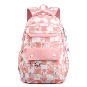 Cute Cartoon Student School Backpacks Mochilas Escolares De Buena Calidad 2023 Kawaii School Bags Pink for Girls 13 Years Unisex