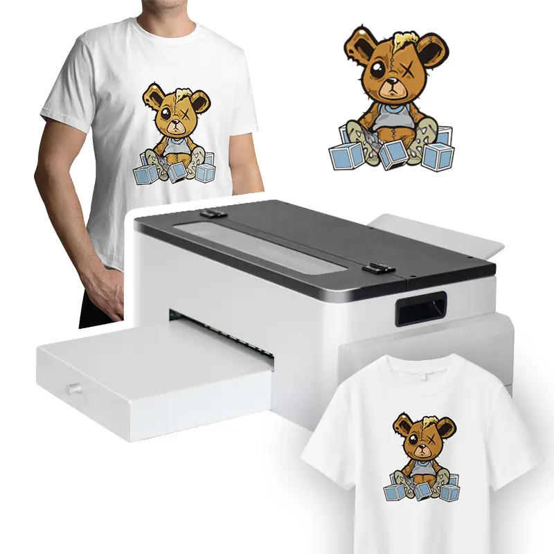DTF Printer L1800 A3 DTF Printing Machine Directly Transfer Film T shirt Digital Printer Heat Transfer A3 DTF Printing Machine
