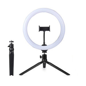 <span class=keywords><strong>Petit</strong></span> support universel de téléphone portable, pour appareil photo de bureau, avec anneau lumineux, <span class=keywords><strong>petit</strong></span> trépied en plastique - Product Image 2