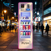 Máquina Expendedora de Bebidas y Aperitivos que Funciona con Monedas, 24 Horas, Sin Supervisión, Equipo de Venta Automática, Aceptador de Monedas, Pago con Código QR, SDK, Acero Inoxidable