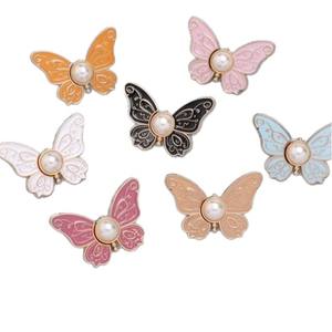 Boutons de jean réglables en alliage de zinc plaqué, motif étoile et cœur, sans <span class=keywords><strong>couture</strong></span>, papillon, vente en gros, écologiques - Product Image 1