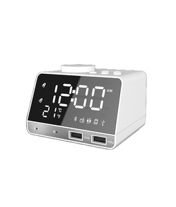 Đa-Chức Năng Kỹ Thuật Số Đồng Hồ Bàn LED Có Thể Sạc Lại Kỹ Thuật Số Bàn Đồng Hồ Báo Thức Đồng Hồ Đài Phát Thanh - Product Image 1