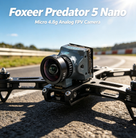 Caméra FPV Foxeer Predator 5 Nano Five33 Edition HV Flip NTSC 1000TVL 1/3 CMOS Super PAL Commutable 14x14mm Mini Caméra pour Drone