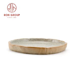 Vente <span class=keywords><strong>en</strong></span> gros vaisselle de service de buffet de restaurant à domicile plats de service bon marché <span class=keywords><strong>assiette</strong></span> ronde <span class=keywords><strong>en</strong></span> céramique - Product Image 2