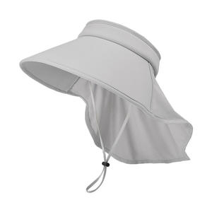 Chapeau de soleil d'été respirant à large bord pour femme avec protection du cou – Vente en gros - Product Image 6