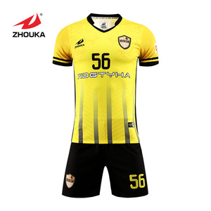 China wholesale customized male female child stripe soccer high quality sublimation soccer jersey - Product Image 1