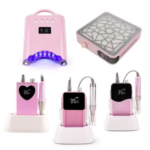 Free LOGO Removable Battery 78W 52000mAh Long Lasting Cordless Led UV Nails Lamp Rechargeable dryer powerful nail lamp