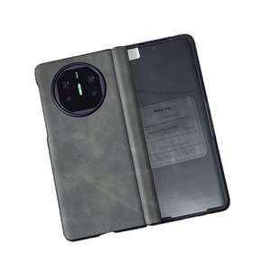 Cho Huawei Mate X5 bảo vệ Bìa Classy da cừu từ trục trung tâm PU điện thoại di động Trường hợp điện thoại Grip cho X3 vỏ di động - Product Image 5