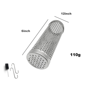Cilindro <span class=keywords><strong>de</strong></span> 6 pulgadas para <span class=keywords><strong>barbacoa</strong></span>, generador <span class=keywords><strong>de</strong></span> humo, Pellet, tubo <span class=keywords><strong>de</strong></span> humo, funciona con parrilla eléctrica <span class=keywords><strong>de</strong></span> Gas y carbón - Product Image 3
