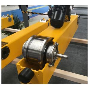 10 t 12.5 טון בטוח נהיגה קידום וו גשר אחד מגורדר מעל המנוף עם אירופה סגנון להניף חשמלי למכירה - Product Image 6