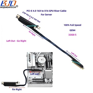 270 độ <span class=keywords><strong>PCI</strong></span> <span class=keywords><strong>Express</strong></span> <span class=keywords><strong>PCI</strong></span>-E 4.0 16X đến X16 gen4 Card đồ họa GPU Riser cáp mở rộng 0.3M 0.4m 0.6m 0.8m 1m cho ai máy chủ - Product Image 3