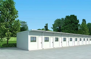 Installation rapide du logement de travail 90ft 18 chambres conception de cadre en acier avec récupération des eaux de pluie pour une utilisation durable de l'<span class=keywords><strong>eau</strong></span> - Product Image 6