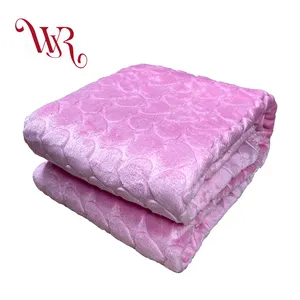 wholesale kids mink blankets flannel fleece throw blanket for sofa bedding