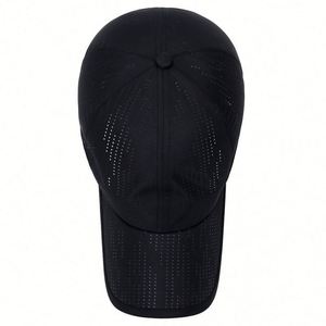 Gorra de béisbol unisex transpirable de malla completa, de secado rápido, sin estructura, ligera, refrescante, para deportes acuáticos, con orificios cortados con láser - Product Image 4