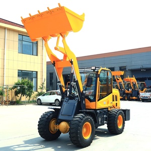 Free Shipping Diesel Wheel Loader Front End Construction Machines Mini Wheel Loader Multifunctional Garden Wheel Drive Loader