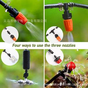 Sistema de microirrigación con kit de aspersores de goteo de plástico de 1/2 pulgada para riego de jardines y paisajismo - Product Image 5