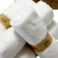 Serviette de maquillage 100% en bambou biologique, serviette pour le visage, accessoire de beauté