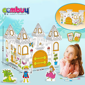 Pädagogische Malerei Gekritzel Papier Pappe Spiel Kinder DIY Farbe Graffiti Spielzeug - Product Image 4