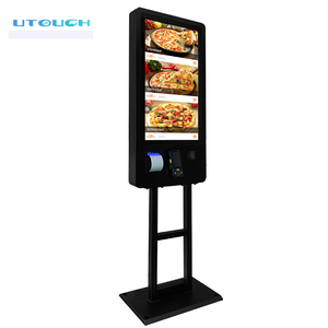 Chiosco di ordinazione dell'alimento del touch screen Self-service chiosco di stampa del biglietto da 32 pollici terminale di <span class=keywords><strong>check</strong></span>-in dell'hotel dell'interno - Product Image 2