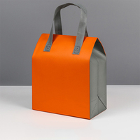 Sac fourre-tout portable en papier d'aluminium non tissé sac isotherme extérieur à emporter thermique étanche isolé petit sac isotherme personnalisé