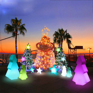 Decorazioni Natalizie Luminose/Stelle per Albero di Natale in Plastica Illuminata a LED per Esterni - Product Image 2