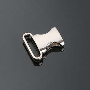 Side Release Buckle Metal Silver Durable For Bags <b>Webbing</b> Quick Release Hardware - Product Image 2