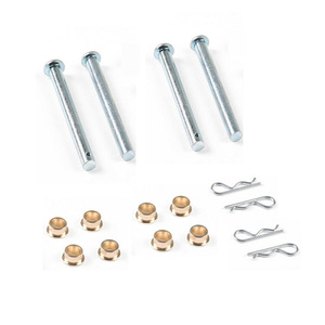 <b>Hinge</b> <b>Pin</b> Replacement Kit 4 Piece Steel Mirror Silver For Mustang Door <b>Hinge</b> Repair 1979 1993 - Product Image 5
