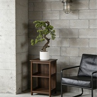 Plante artificielle en bonsaï avec pot, arbres artificiels de style bonsaï, plantes vertes pour la décoration intérieure et la décoration de cadeaux