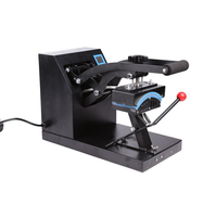 Presse à chaud pour chapeaux à double affichage, machine de transfert par sublimation à coquille, tête rotative à 90 degrés, presse à chaud pour couvre-chefs
