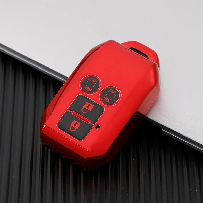 Couverture rouge à 4 boutons