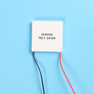 Module <span class=keywords><strong>Peltier</strong></span> TEC1-24104 55x55mm 24V pour Refroidissement, Climatisation, Cellule de Réfrigération TEC, Kit Élément Dissipateur Thermique, <span class=keywords><strong>Refroidisseur</strong></span> Thermoélectrique - Product Image 1