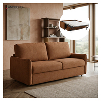 Platzsparendes Apartment-Hotel-Projekt 3-Sitzer Schlafsofa mit Matratze Wohnzimmer Klappbares Bettsofa Konvertierbares Klappsofa