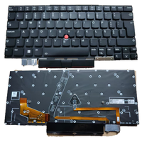 Clavier d'ordinateur portable d'occasion pour Lenovo ThinkPad X1 Carbon Gen 9, disposition portugaise, rétroéclairé avec TrackPoint, référence PK131U81B19