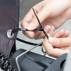 Supports de bannière de rue de poteau de bannière <span class=keywords><strong>publicitaire</strong></span> durable personnalisée Kits de montage de bannière de poteau double face - Product Image 4