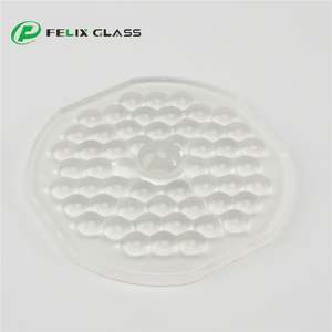 Paneles Ópticos de Vidrio Borosilicato 3.3/K51/K9/B270, Estilo Francés Costero Moderno, Personalizados, Cubiertas de Vidrio Moldeadas a Presión para Lámparas de Interior - Product Image 2