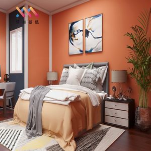 <span class=keywords><strong>Papier</strong></span> <span class=keywords><strong>peint</strong></span> PVC auto-adhésif uni mat, imperméable, pour salle de bain, chambre à coucher, salon, moderne, simple, couleur unie violette - Product Image 3