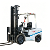 Dijual: Forklift Diesel TCM Bekas 3,5 Ton, Mesin Original, Mast Multi-stage dengan Pengangkatan Cepat, Tinggi 4,5 Meter
