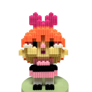 Jouets de construction en blocs, personnages de dessins animés, chat, jouets d'assemblage à petites particules, vente en gros de blocs de construction, <span class=keywords><strong>jouet</strong></span> éducatif à emboîter - Product Image 4