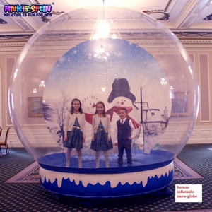 이벤트 장식 풍선 스노우 글로브 야외 파티 CE 송풍기 + 수리 키트 + 보관 가방 Rv 캠퍼 스노우 글로브 사진 부스 8 피트 - Product Image 6