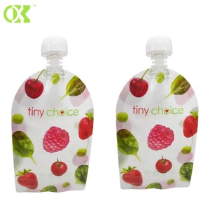 Bolsas Personalizadas con Boquilla para Bebidas (<span class=keywords><strong>100ml</strong></span>/200ml/250ml) Material PET Impresión por Grabado para Envasado de Líquidos - Product Image 2