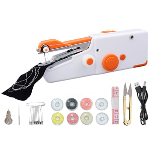 Mini Portable Electric <b>Sewing</b> <b>Machine</b> with Chain Stitch & Engine for Kids <b>Children</b> Thread Trimmer Clothes Home Use - Product Image 4