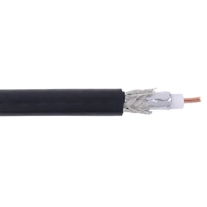 Coaxial Cable RG58 RG58U Cable Wires Black RG58/AU Pure Copper Coaxial Cable