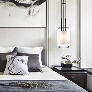 Nordic Minimalist Glass <b>Chandelier</b> Modern Art Style Designer Pendant <b>Light</b> for Dining Room Living Room Bedroom Hotel Bar AC - Product Image 2