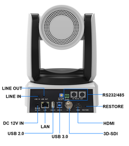 Cámara PTZ Profesional 4K 60fps con Zoom Óptico 30X, Compatible con NDI, SDI, USB 3.0, Seguimiento Automático por IA 59. Cámara Gran Angular para Salas de Conferencia MC630 - Product Image 4